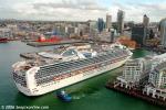 ID 3237 DIAMOND PRINCESS (2004/115875grt/IMO 9228198) outbound from Auckland, bound for Tauranga, New Zealand.